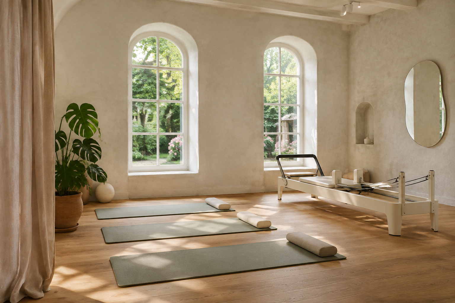Light-filled movement studio